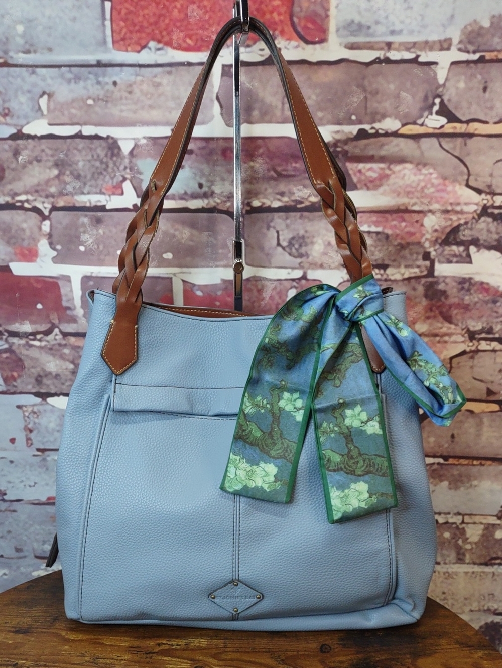 St John's Bay Faux Leather Tote Bag